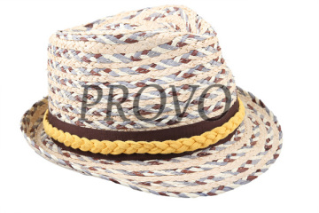 Bulk Sale new design Raffia Straw Fedora Hat