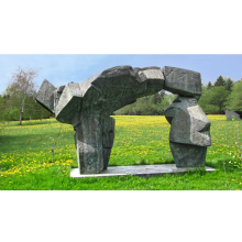 New design cast modern outdoor custom abstract stone sculpture