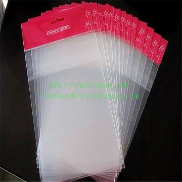 Clear self adhesive seal OPP plastic bag