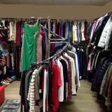 Metal Chrome Spiral Display Rack for Clothing