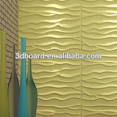 Excellent fashionable decorative exterior 3d art wall panels plastic