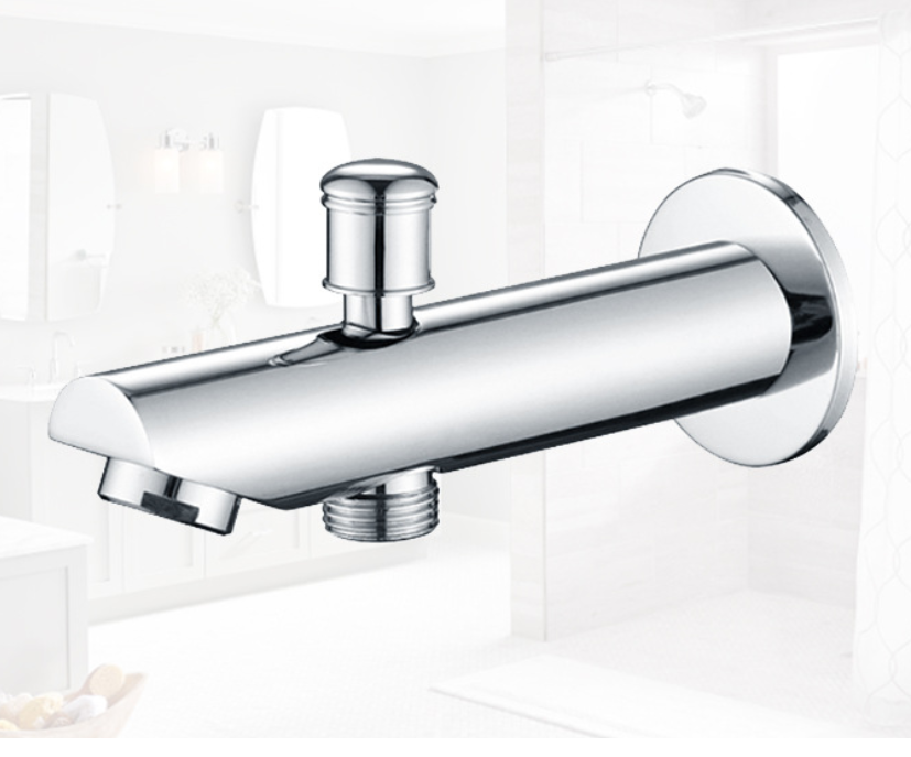 도매 욕실 액세서리 벽 마운트 크롬 황동 욕조 수도꼭지 목욕 주둥이
