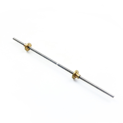 Brass lead screw diameter 6mm with double nut