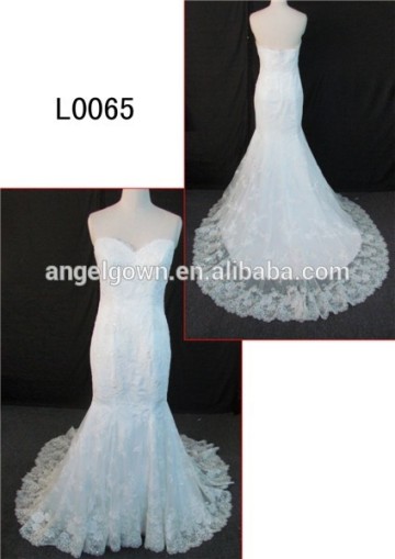 royal lace mermaid wedding dress rhinestone wedding dress mermaid