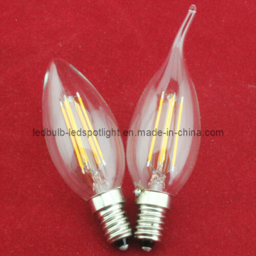 LED Candle Tail Flame Bulb for Replacing Incandescent Bulbs.