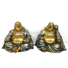 2/s desktop decoration resin laughing happy buddha of wealth