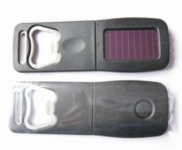 Solar Open Bottle Keychain Light?