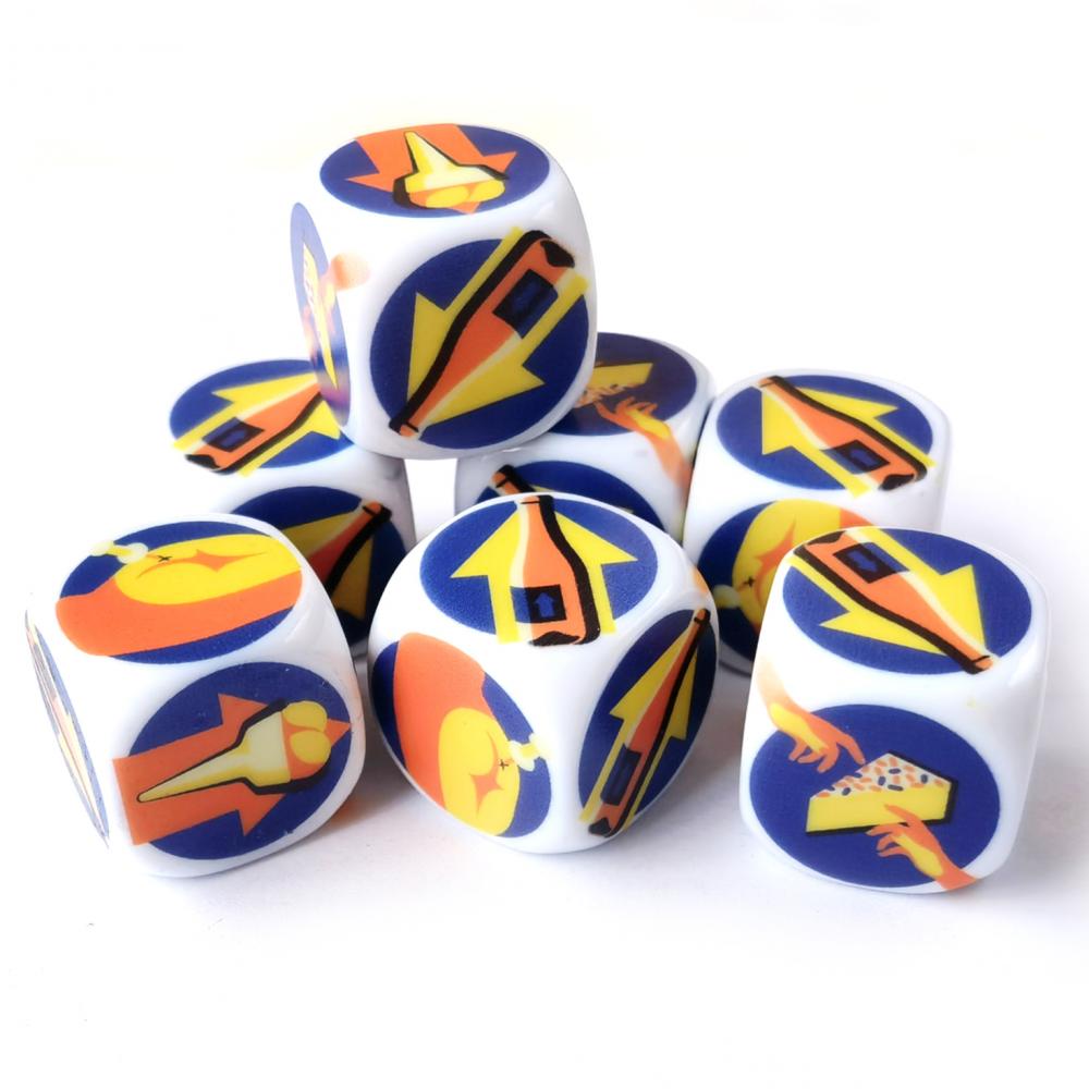 Cmyk Printing Game Dice