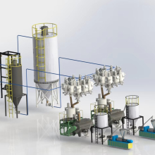 Automatic Feeding, Weighing, Mixing, and Conveying System with Core Motor Component for Plastic Loader