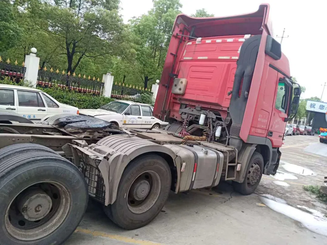 Used Red Mercedes Benz Cargo Tractor Trucks Acrtos 2641 Trailer Head Truck for Tow