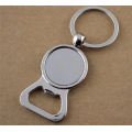 Fashionabla Circle Keychain Bottle Opener Metal Keyring