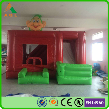 Strong PVC vinyl jumping castle kids/ jump house inflatable castle/ red castle jumper