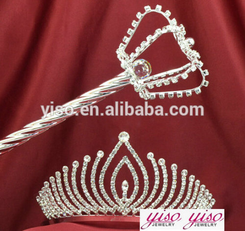 hot selling fashion princess tiara & wand set