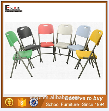 Wholesale Stackable Metal Frame Chair Plastic Folding Chair