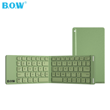 Portable Ultra Slim Bluetooth Folding Keyboard for Tablets and Laptops
