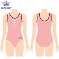 Thể dục nhiều màu kim loại leotard