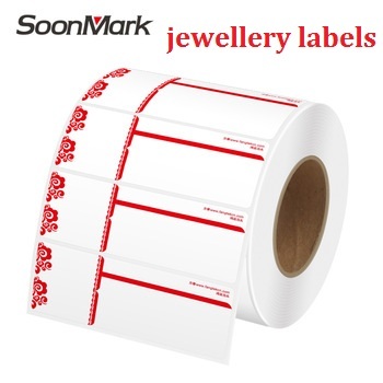 Custom Jewellery Thermal Barcode Tags Price Label Sticker
