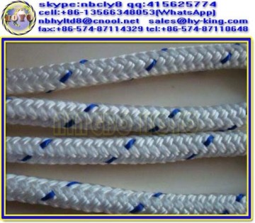16-strands 4mm nylon braided rope , pp multifilament braided rope , pp braid ropes