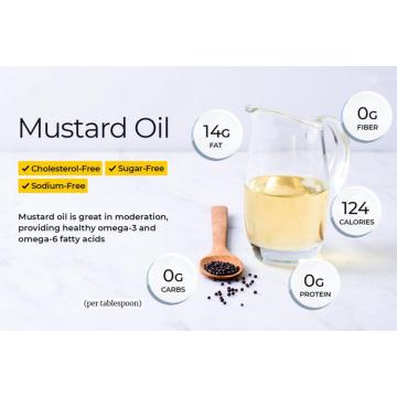 Minyak mustard organik alami untuk bahan tambahan makanan