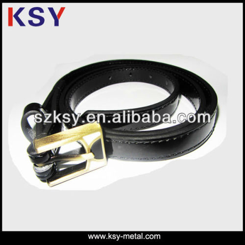 Shiny anti-brass brushing metal belt buckles with soft enamel
