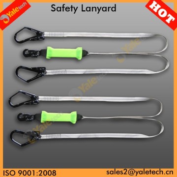 YL-E521 two hooks lanyard/construction safety rope/double lanyard