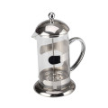 Silber hitzebeständiges Glas French Press Coffee Kettle