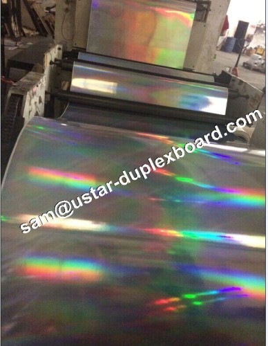 holographic laser paper,holographic printed foil,silver mexico