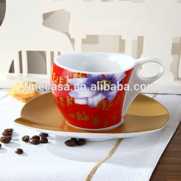 100CC Porcelain Ceramic Tea and Coffee Red Mug Cup