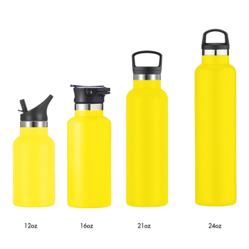 Water bottles with cup SS customized water cup