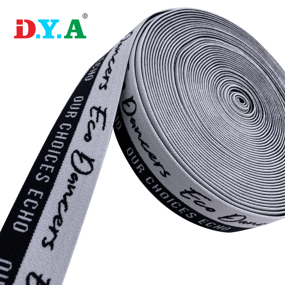Custom Soft Colored Nylon Jacquard Elastic Waistband for Garment