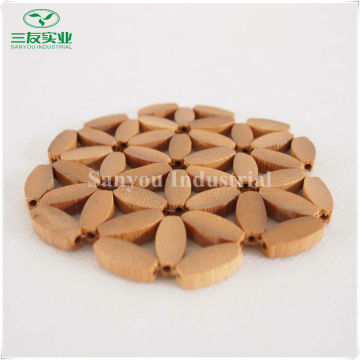 Natural Bamboo Coffee Cup Mat