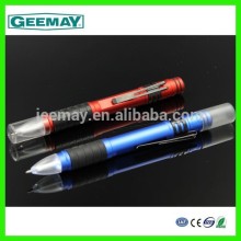 Cheap aluminum multifunction ball pen with led lights