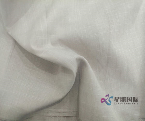 Plain Slub Cotton Nice Fabric