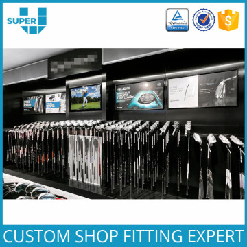 Wholesale Best Retail Shop Fittings Golf Club Display Stand