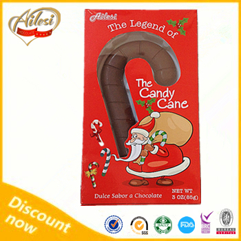 Wholesale 85g Cane christmas chocolate