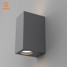 Rectangular Dual Light Source GU10 LED Wall Lamp