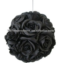6.5" Artificial Rose Hanging Ball, Decorative Artificial Flower Ball, Hanging Decorative Flower Ball