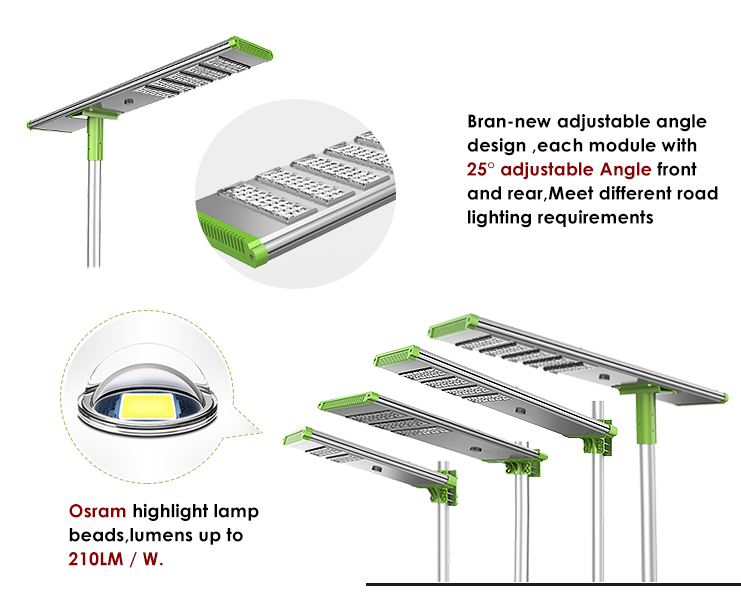 Anern outdoor led street light 100w pole specifications