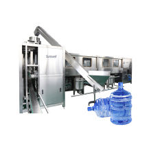 Planta de producción de embotellado de máquina de llenado de agua de 3-5 galones