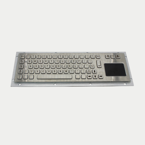 Keyboard stainless steel yang kokoh untuk terminal layanan mandiri