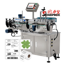 Solidpack Full Auto Print and Apply System with Barcode Reading for Round Bottles