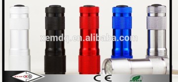 2014 hot&top popular 9led promotion gift aluminum flashligh torch