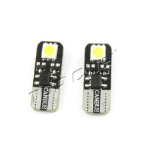 2x White Canbus Error Free Car Lights LED T10 2 SMD W5W 194 168 28 25 LED Bubls