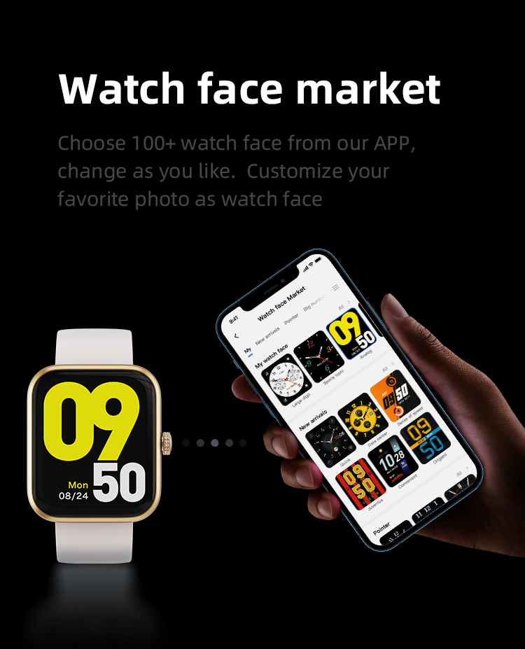 New Arrival Smartwatch 2022 Mobile Watch Less Prices Pulsera Smart Watch