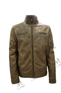 Customized 100% Jacket Coat Softshell Leather Jacket