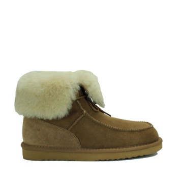 Comfortable sheepskin fluffy winter warm boots for women