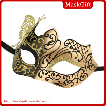Half Face Masquerade Party Mask/Carnival Mask with Butterfly C010-BG