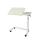 Medical over bed table with fixed brake