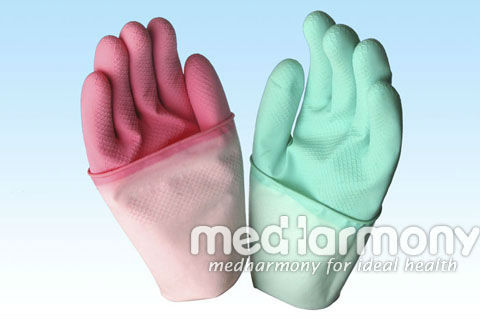 Latex household gloves