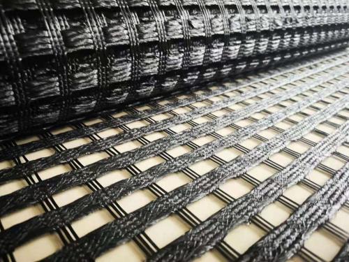 Fiberglass Geogrid 50-50kN For Road Construction